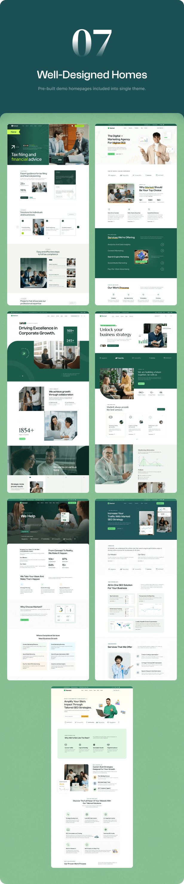 Marketi - SEO Digital Marketing Elementor WordPress Theme